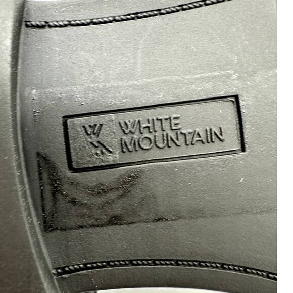 White Mountain Black Meditate Tall Riding Boot Women's Size 6M Stretch Panel NWB - Picture 8 of 9